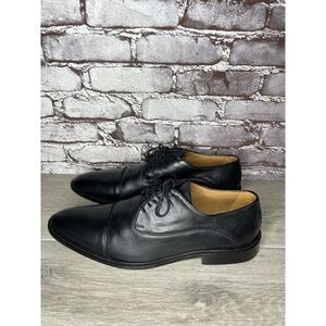 Wall+Water Black Leather Cap Toe Brogue Oxfords Shoes Men’s Sz 13M US/46EU Italy